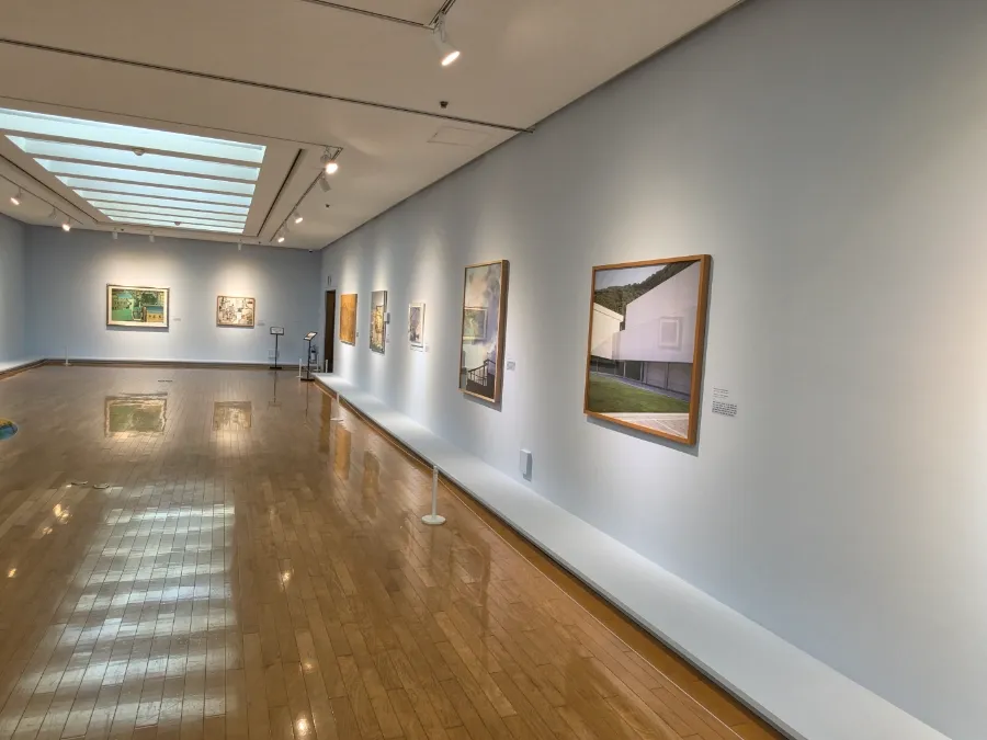 Art gallery inside the Bank of Korea Money Museum in Seoul