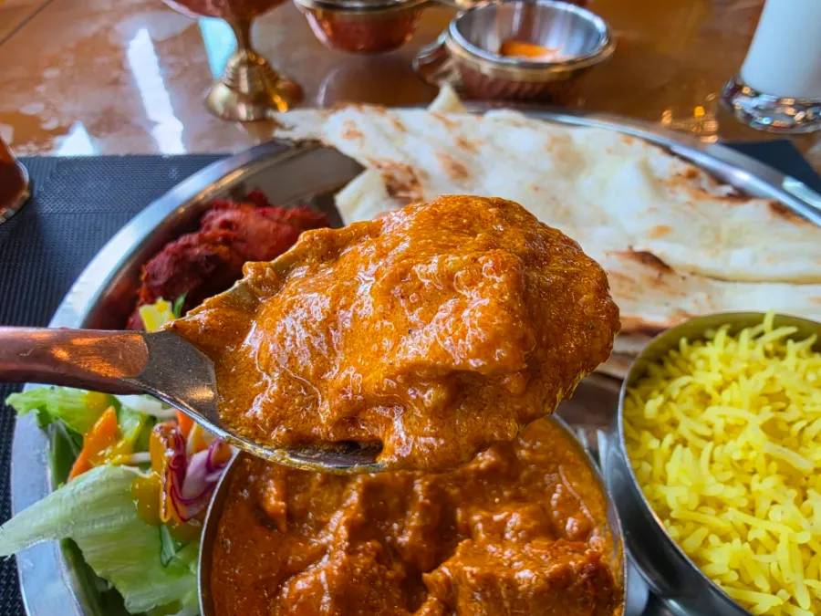 Chicken masala curry at India Durbar Seoul