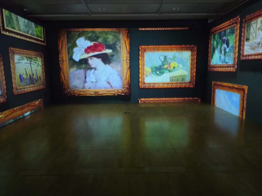 Impressionism media art room at the Asia Culture Center in Gwangju
