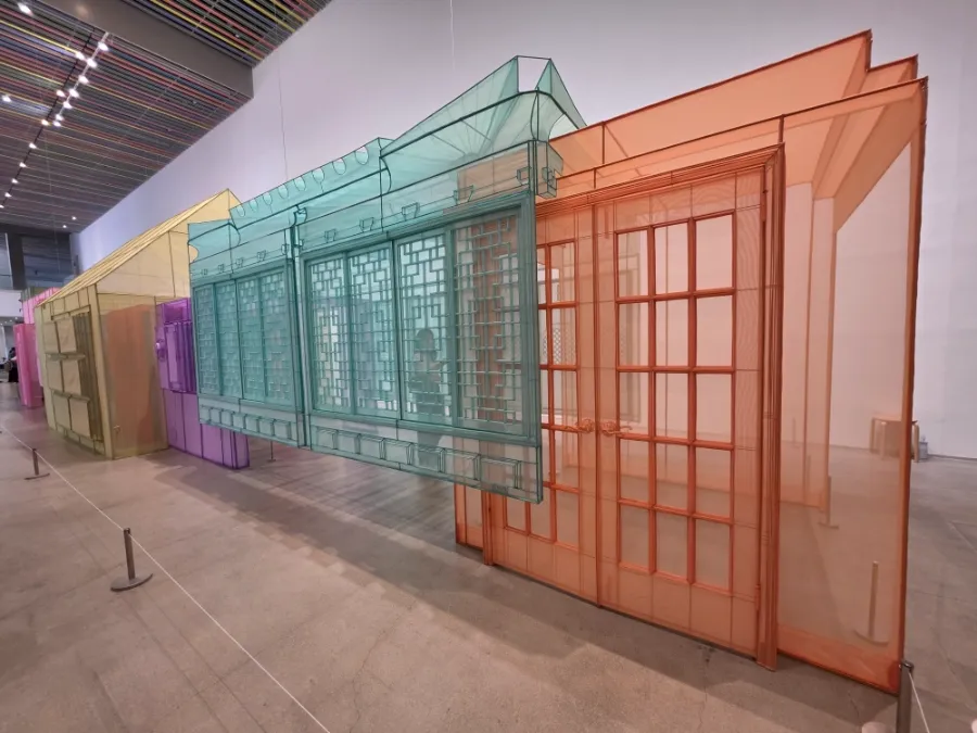 Do Ho Suh fabric architecture at MMCA Seoul