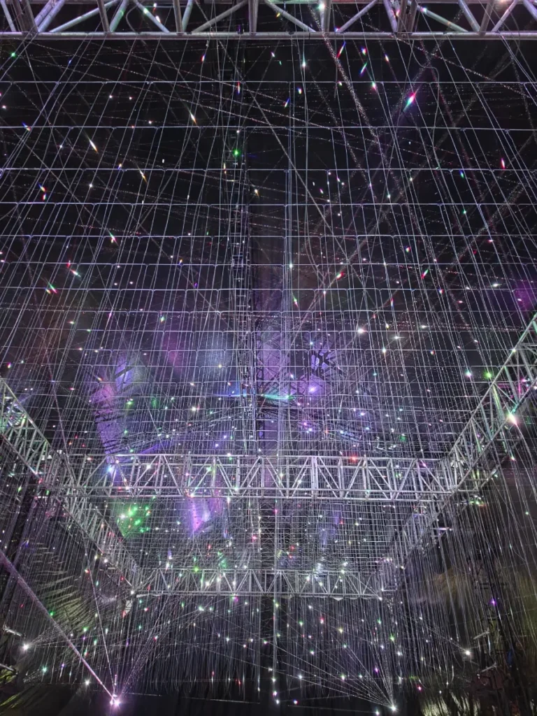 Firmamento light art installation at Nodeul Island in Seoul